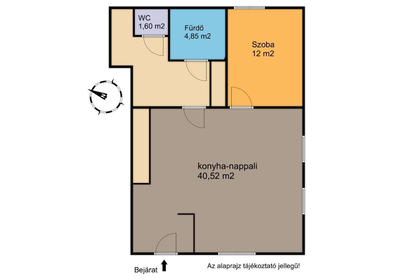Deli Terasz B Apartman Free Parking, Self-Check-In Anytime 기오르 외부 사진